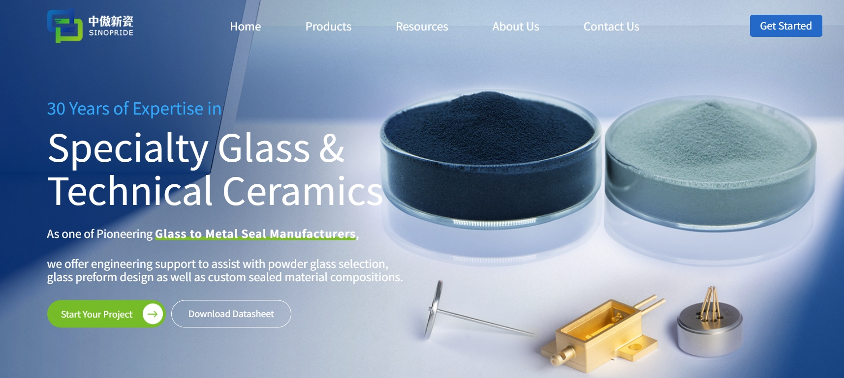 Spcera is a reliable glass to metal seal manufacturer for hangers