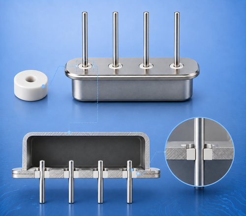 Glass-to-metal-sealed Connectors