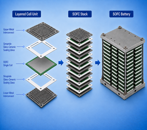 SOFC Glass-Ceramic Sealing Glass